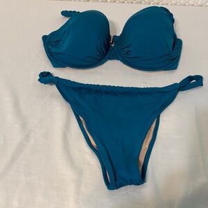 Shade & Shore Blue Bikini Set